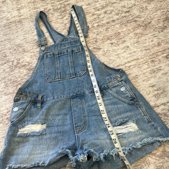 PAC Sun Denim Distressed Overalls XS - Picture 6 of 8